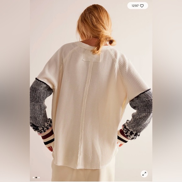 We The Free Mod About You Cuff Raglan Pullover - Picture 2 of 6